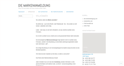 Desktop Screenshot of die-markenanmeldung.com